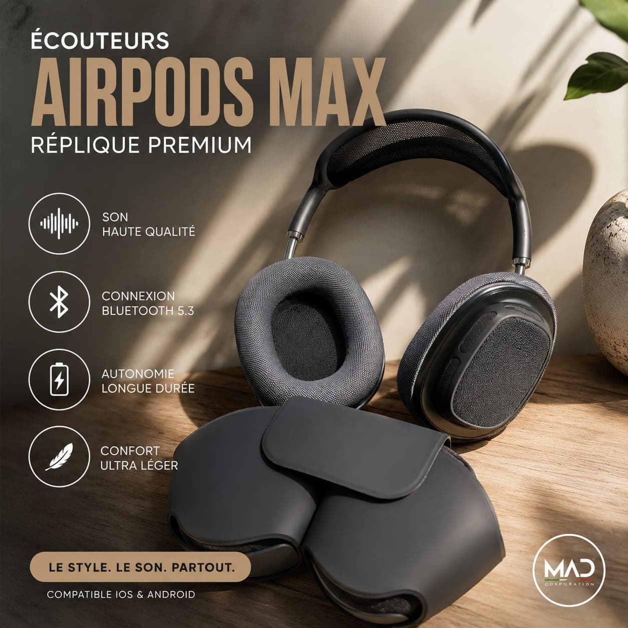 AirPods Max — Réplique Premium
